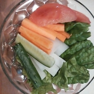 野菜スティック風サラダ
